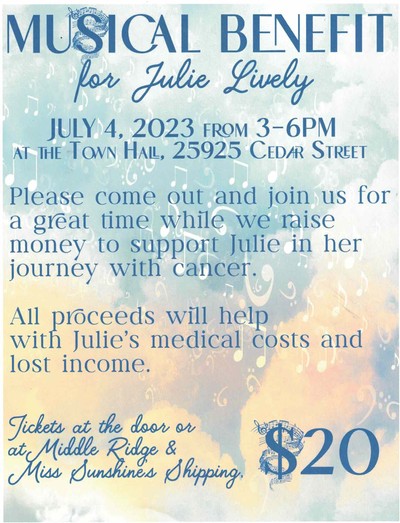 Julie Lively Benefit Concert