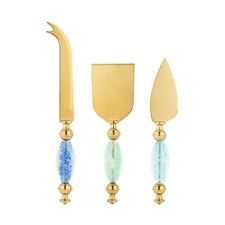 Cheese Knife, Seaglass (set 3)