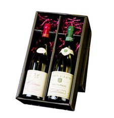 2-Bottle Black Gift Box