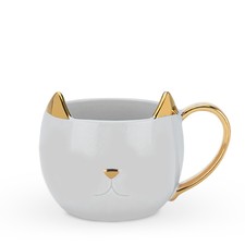 Mug - Cat, Gray