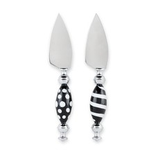 Cheese Knife, Glass, Noir